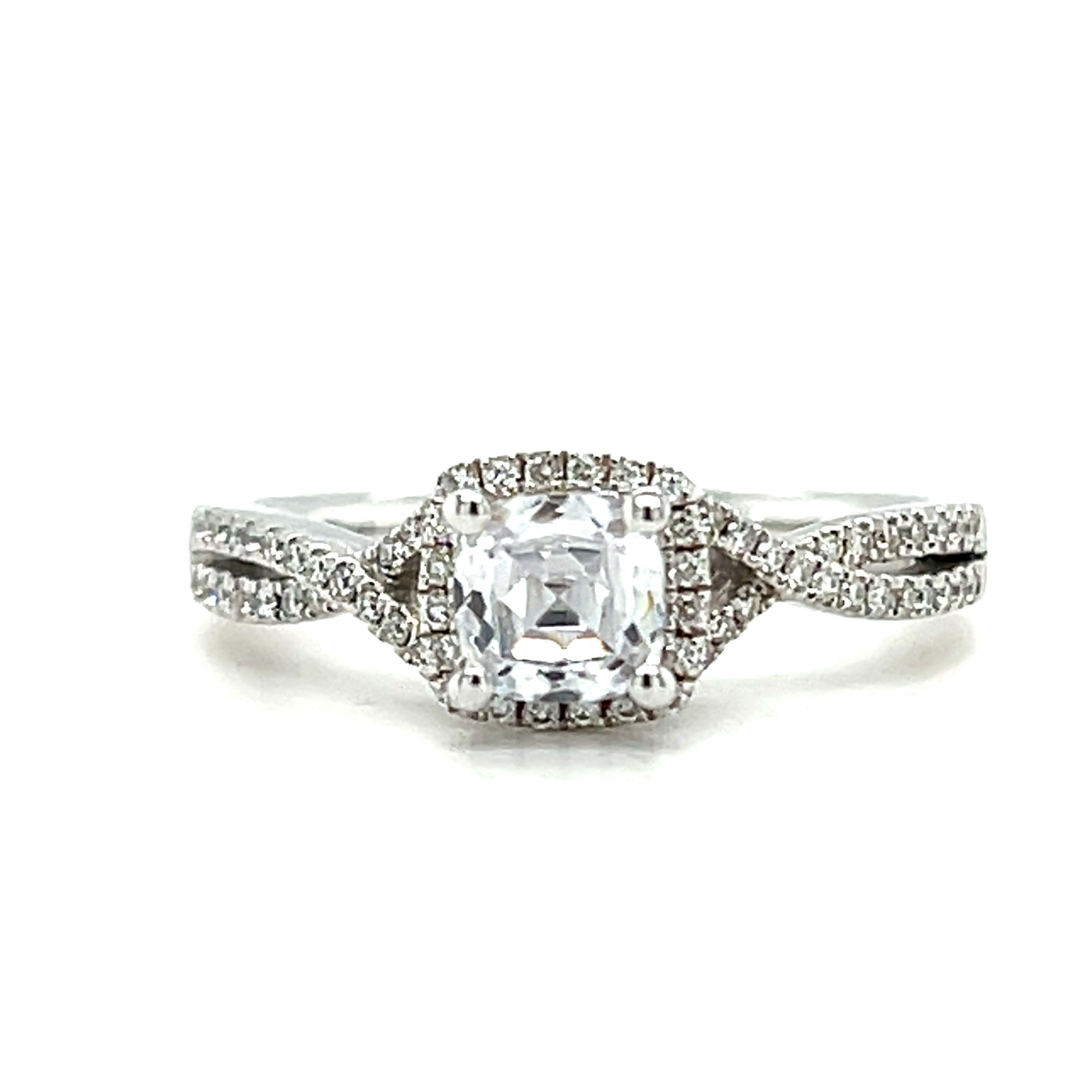 14KT WG Diamond Engagement Ring S7