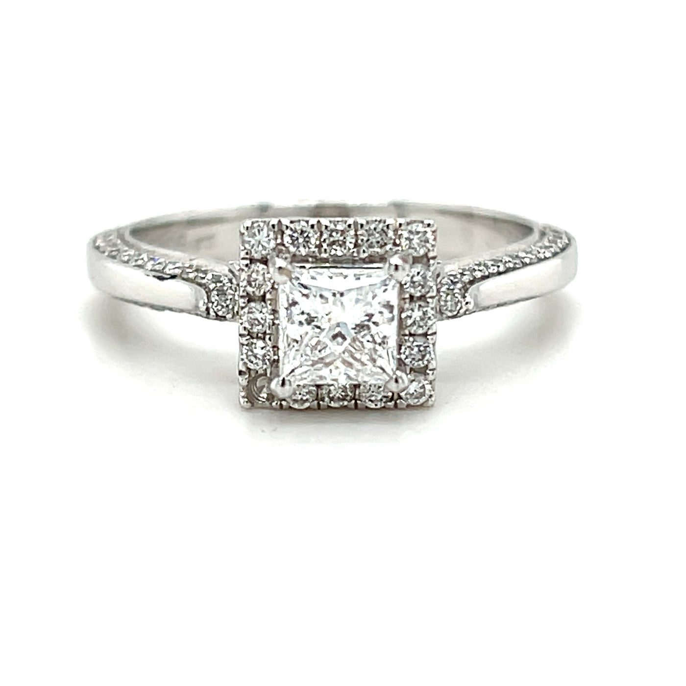 14KT WG Diamond Engagement Ring S7