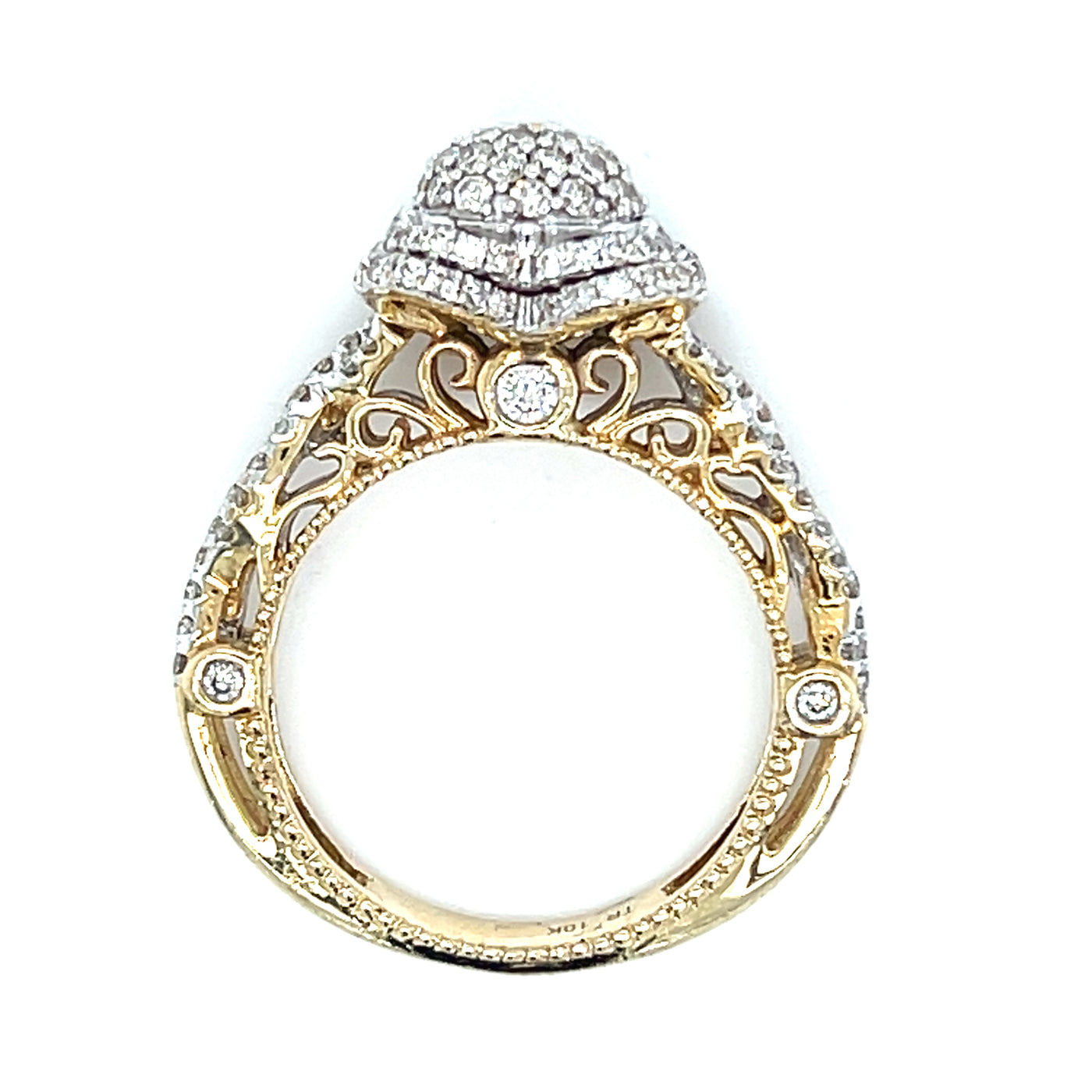 10KT Yellow Gold Diamond Ring