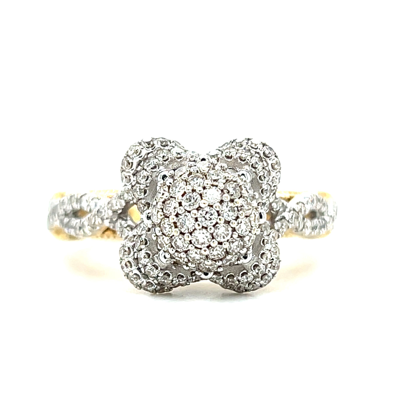 10KT Yellow Gold Diamond Ring