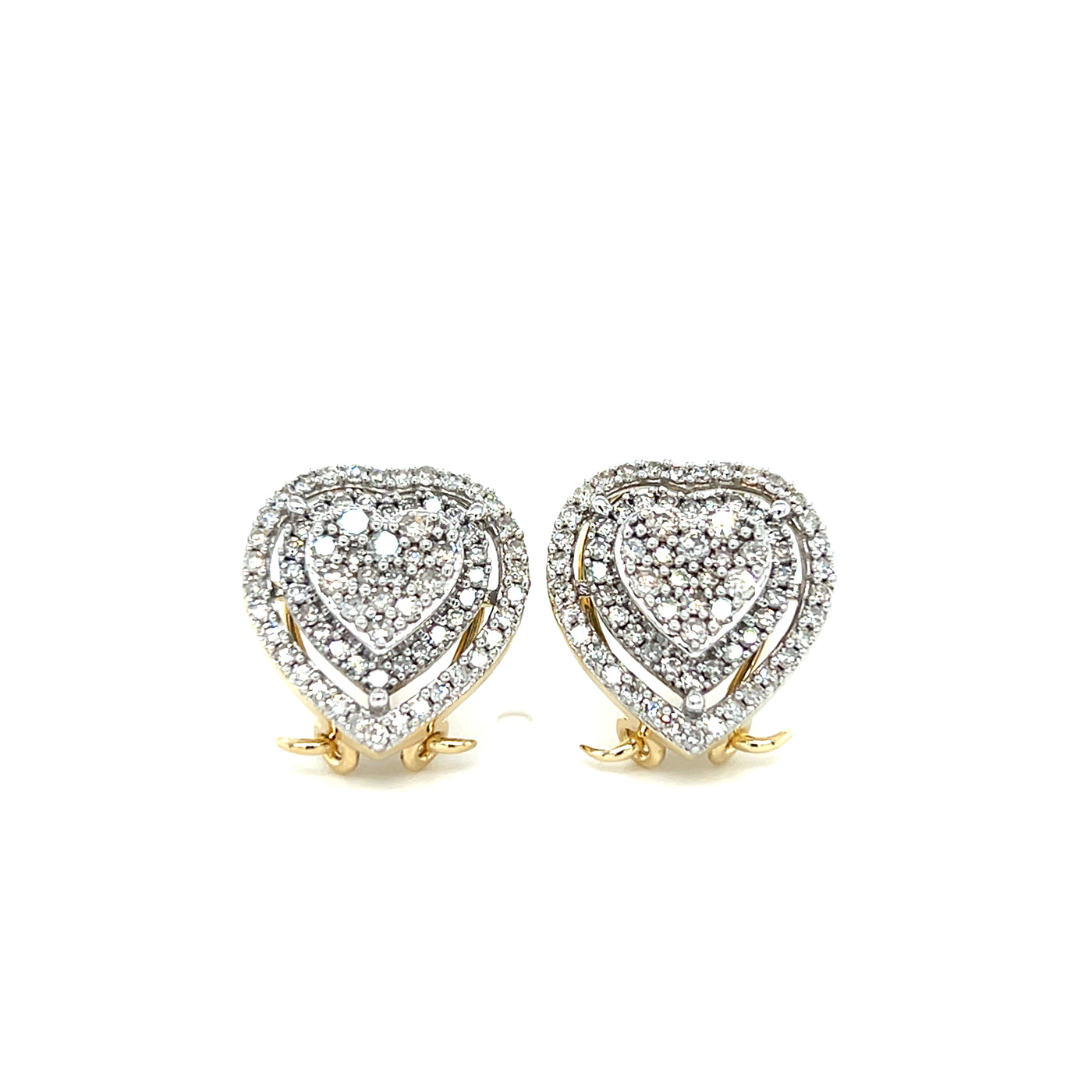 10KT Yellow Gold Diamond Heart w/ Halo