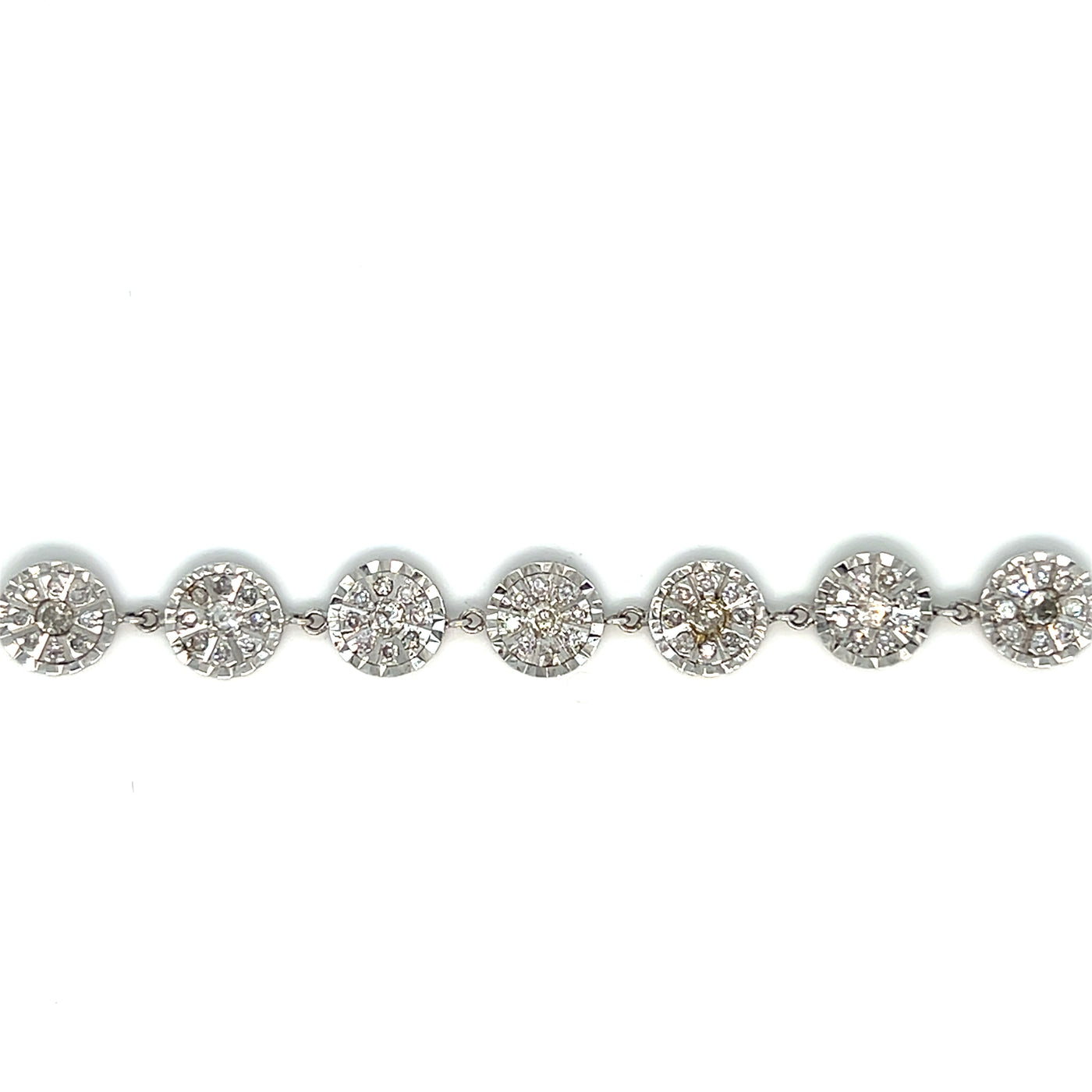 14KT WG Diamond Bracelet
