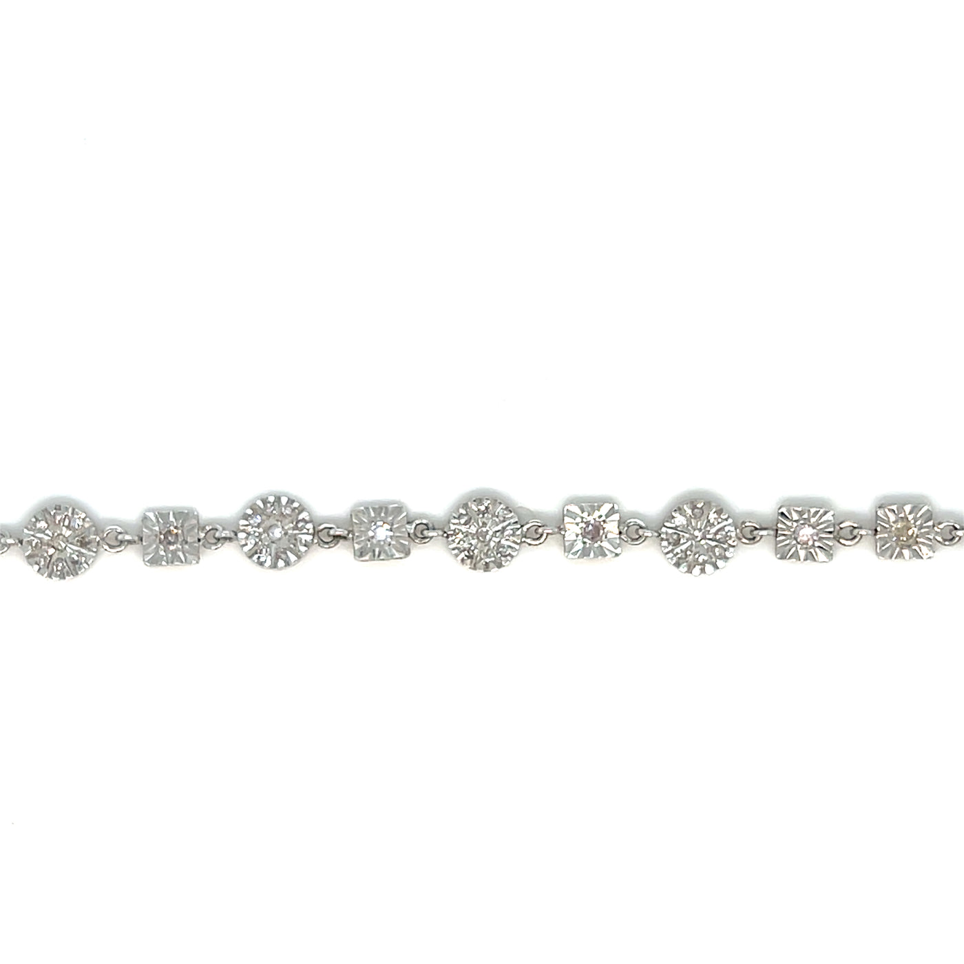 14KT WG Diamond Bracelet