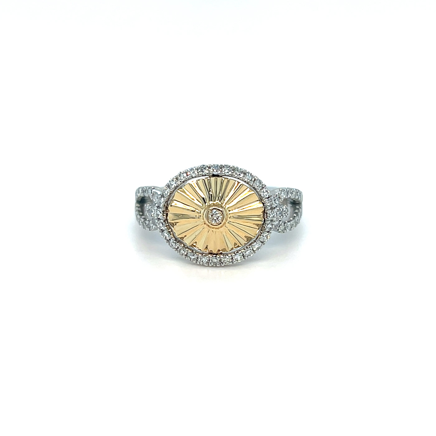 14KT WG Dia 0.02ct / 0.39ct S7 Ring