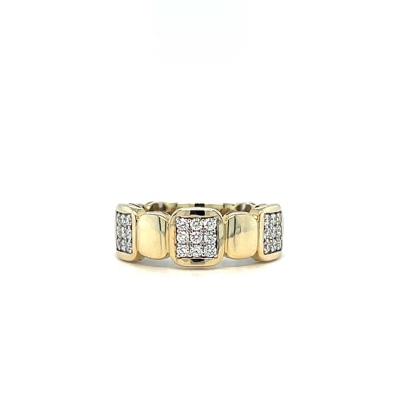 14KT YG Dia 0.388ct Ring S7.5