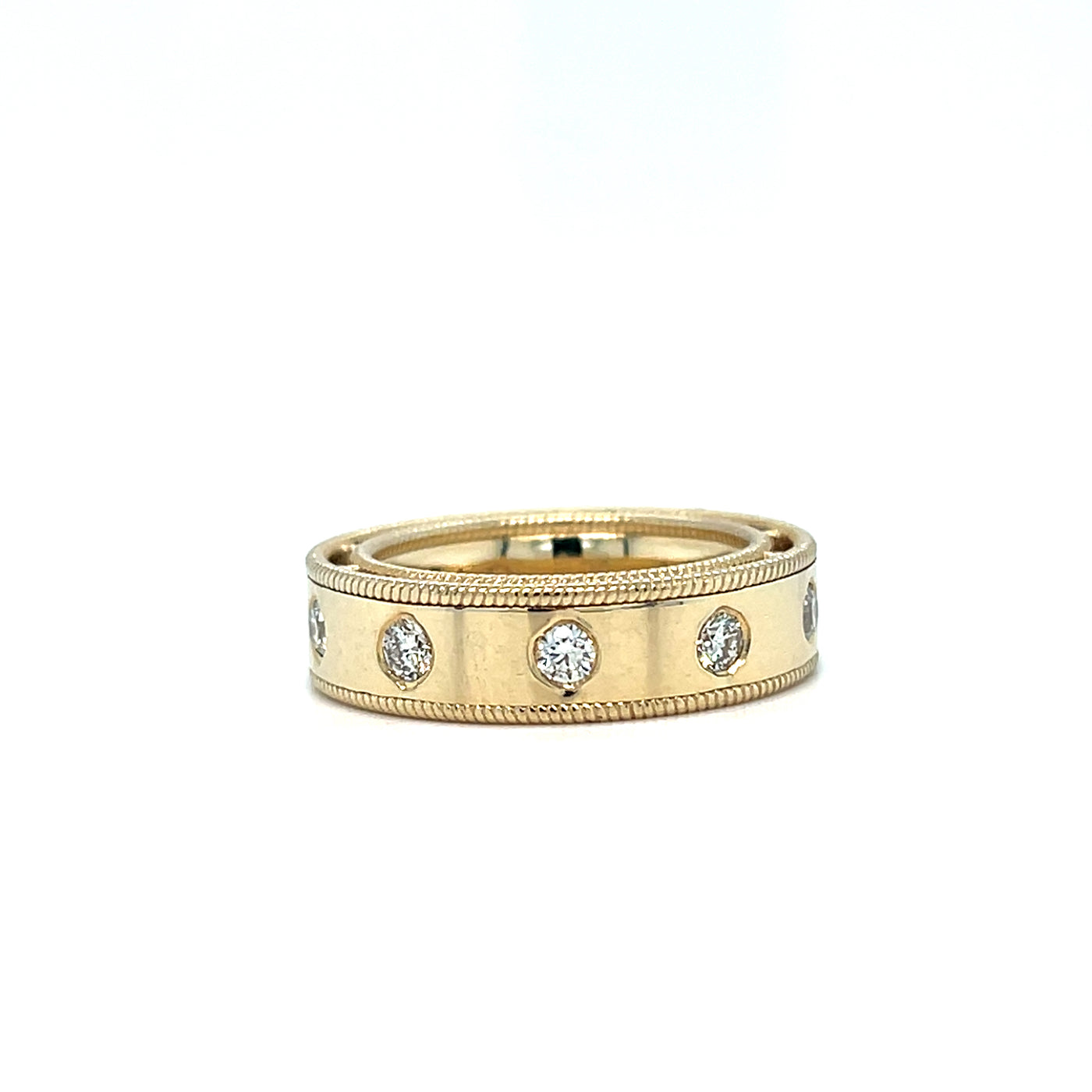 14KT YG Dia 0.58ct Ring S7.5