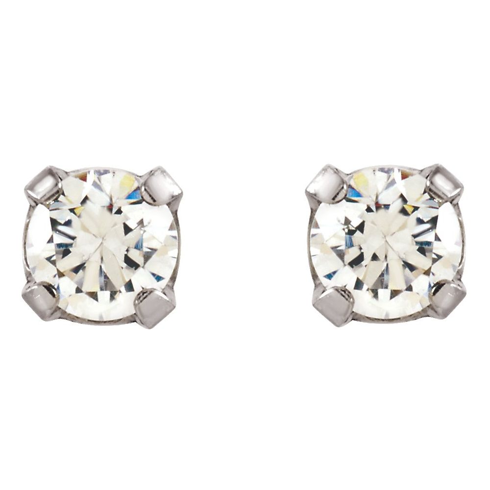 Stainless Steel CZ Piercing Stud