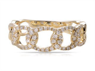 14KT YG Diamond Ring