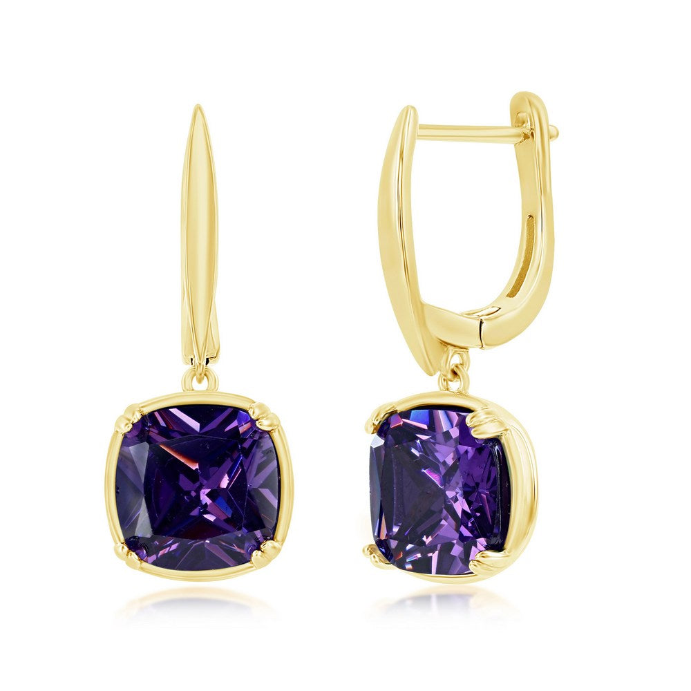 GP Amethyst Dangling Earrings